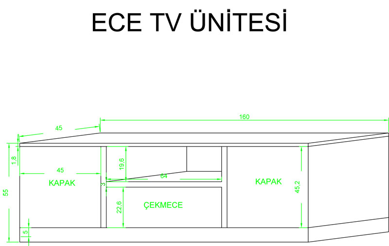 Ece Tv Ünitesi Sırdaş Mobilya