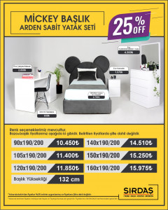 Mickey Başlık Yatak Seti