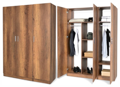 Luna Dolap 3 Kapaklı