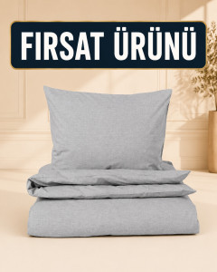 (Fırsat Ürünü) Favori Lastikli Nevresim Takımı Beyaz 90x190/200 CM